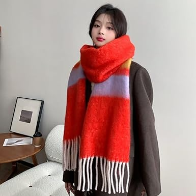 Warm Soft Pashmina Neck Scarves For Winter