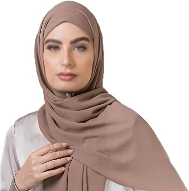 Stretchy Jersey Scarf Plain Wrap Shawl Hijab